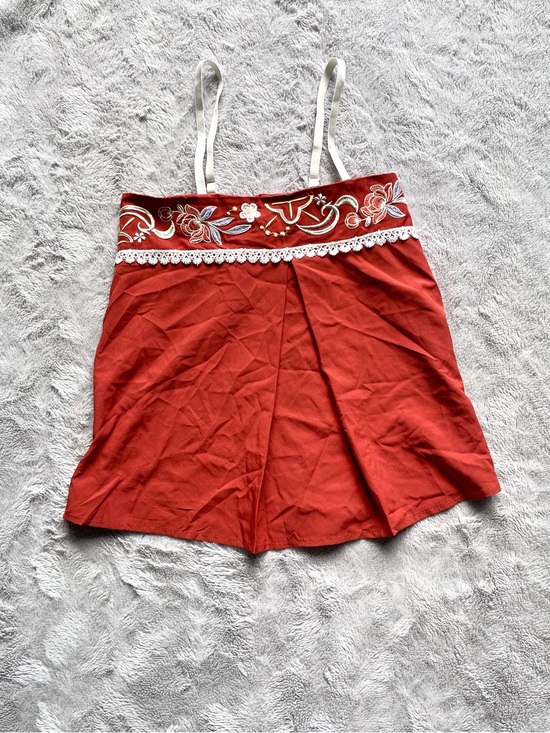 Tops - Modernized Chinese Embroidered Cami Top